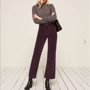 Reformation  High waisted, Wide-leg Corduroy Pants
